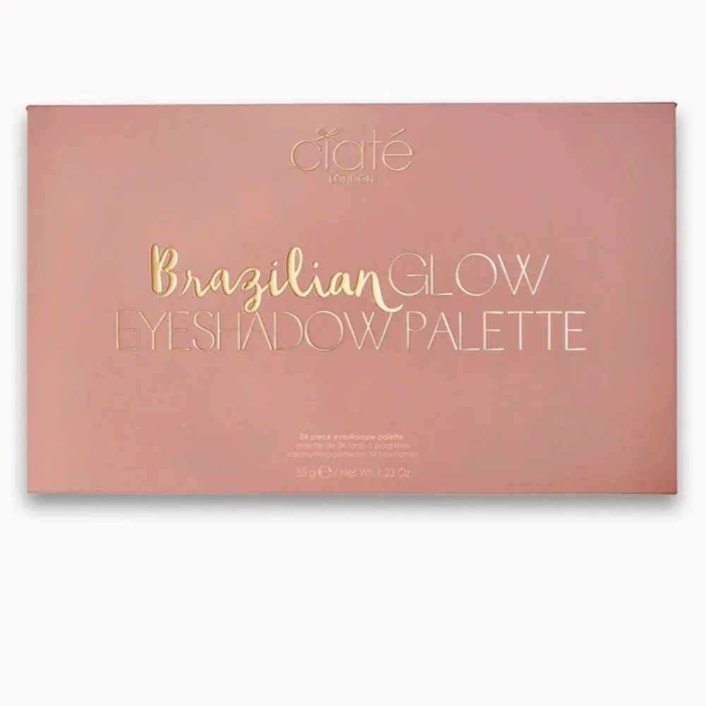 Ciaté London Brazilian Glow XL Eyeshadow Palette NIB – 24 Shades Warm & Shimmer